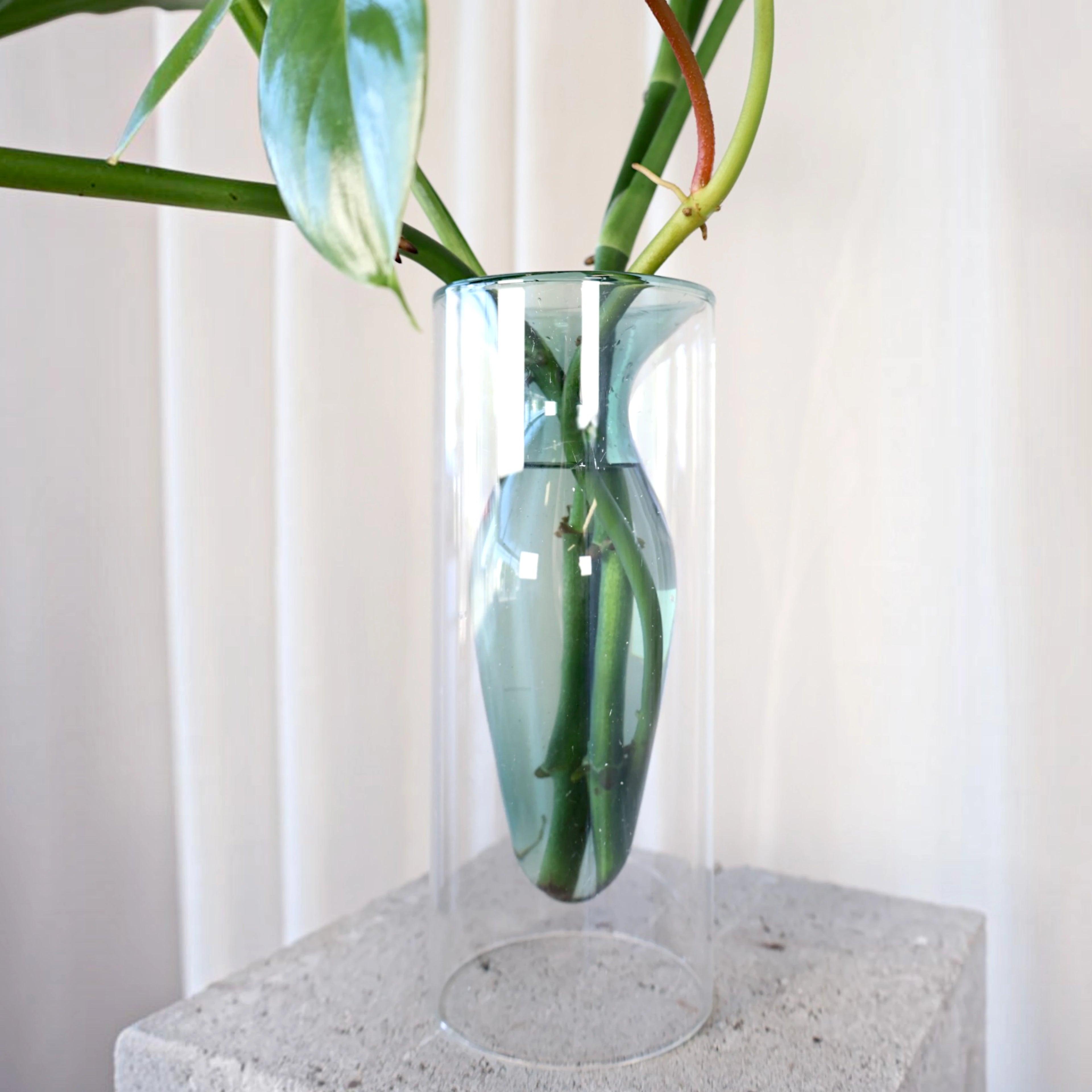 Coloured Vase Blue - Float Jars