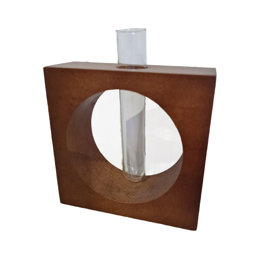 Wooden Test Tube Circular
