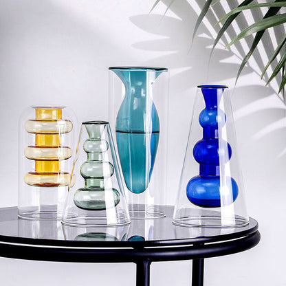 Coloured Vase Green - Float Jars