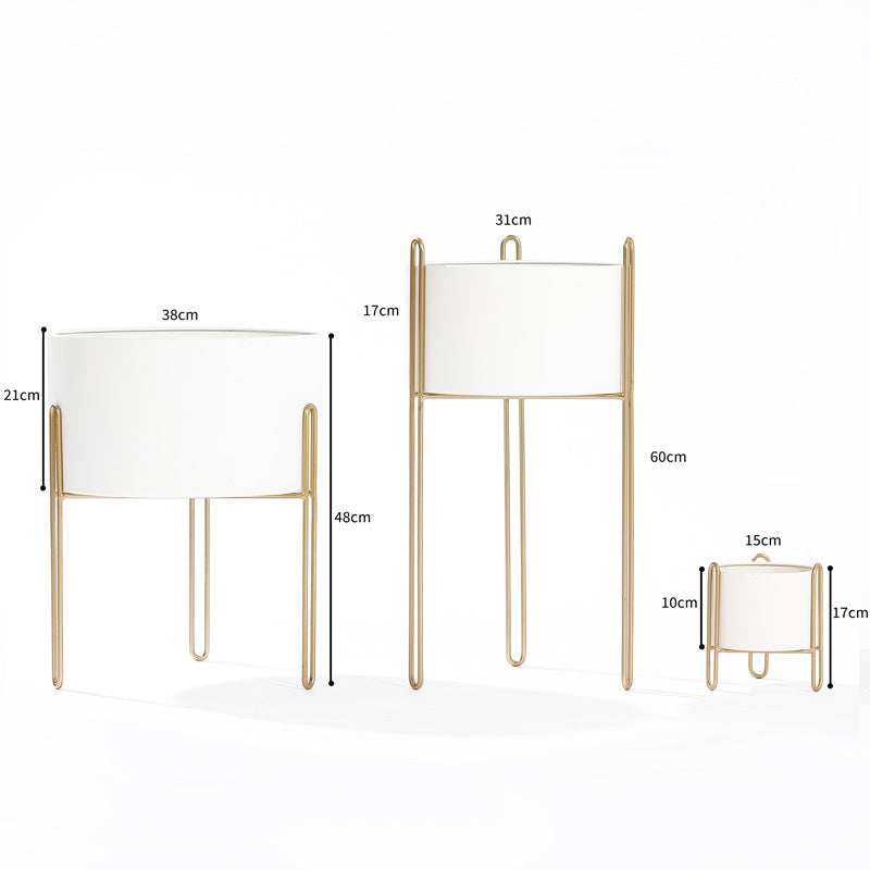 Nordic Elegance - Plant Stand - White Small 150mm