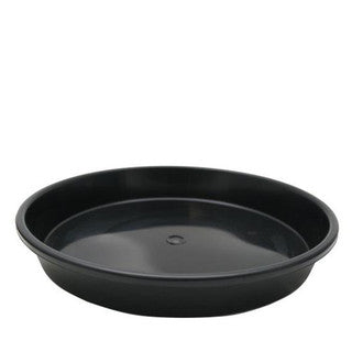 Black Plastic Saucer 400mm