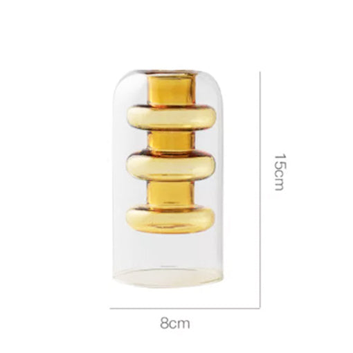 Coloured Vase Yellow - Float Jars
