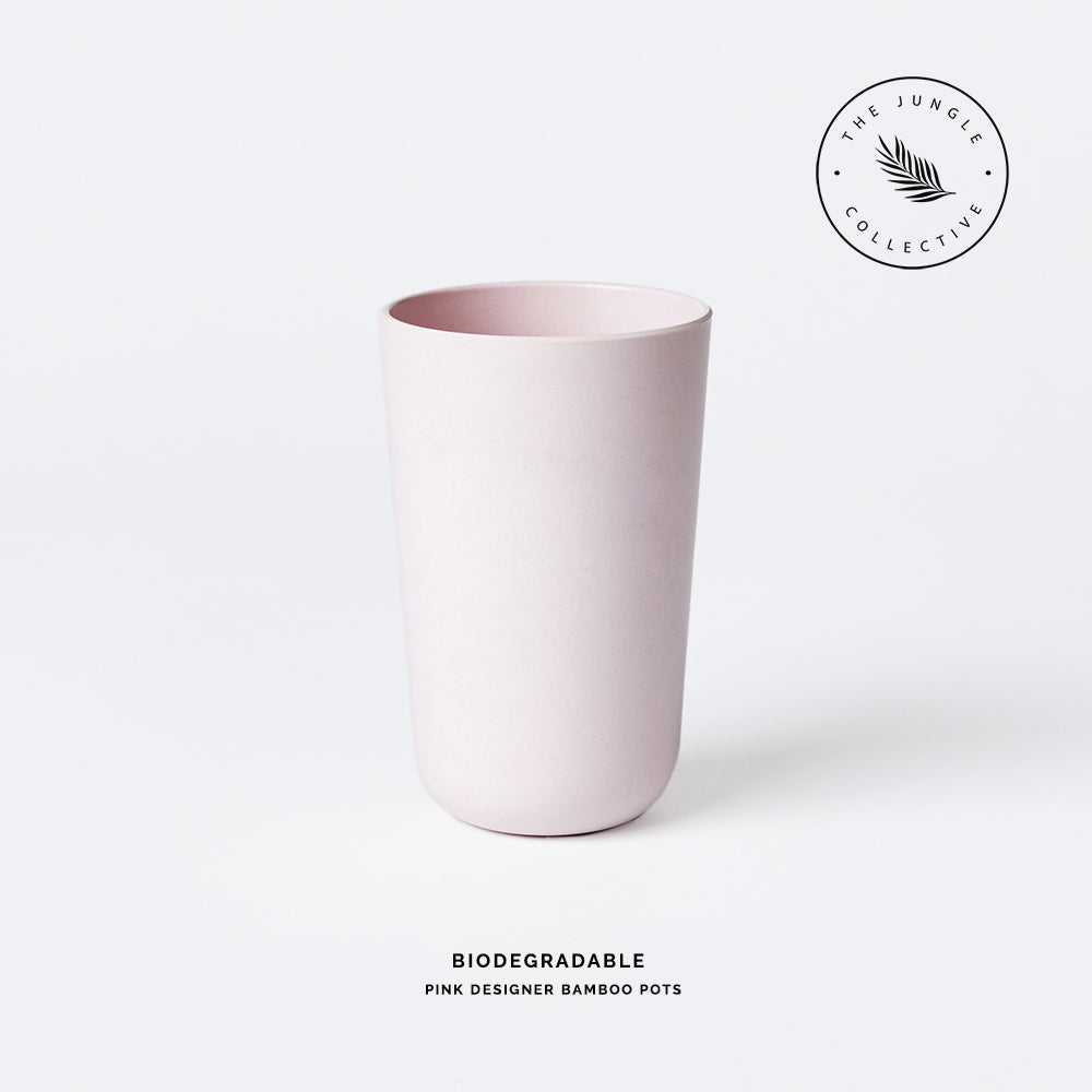 10 x 70mm Bamboo Biodegradable Designer Pots