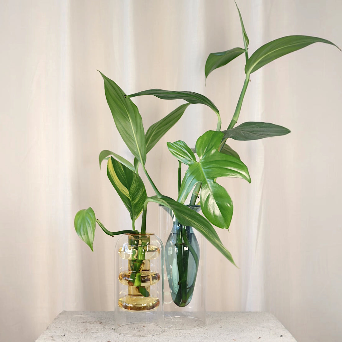 Coloured Vase Yellow - Float Jars