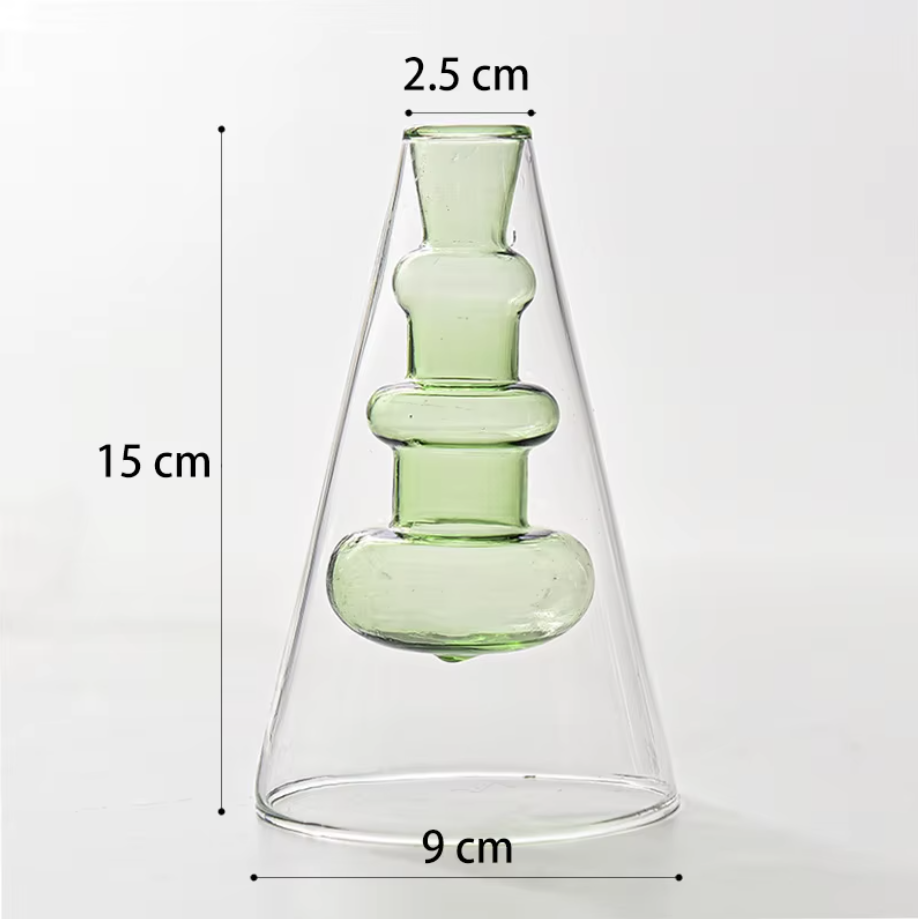 Coloured Vase Green - Float Jars