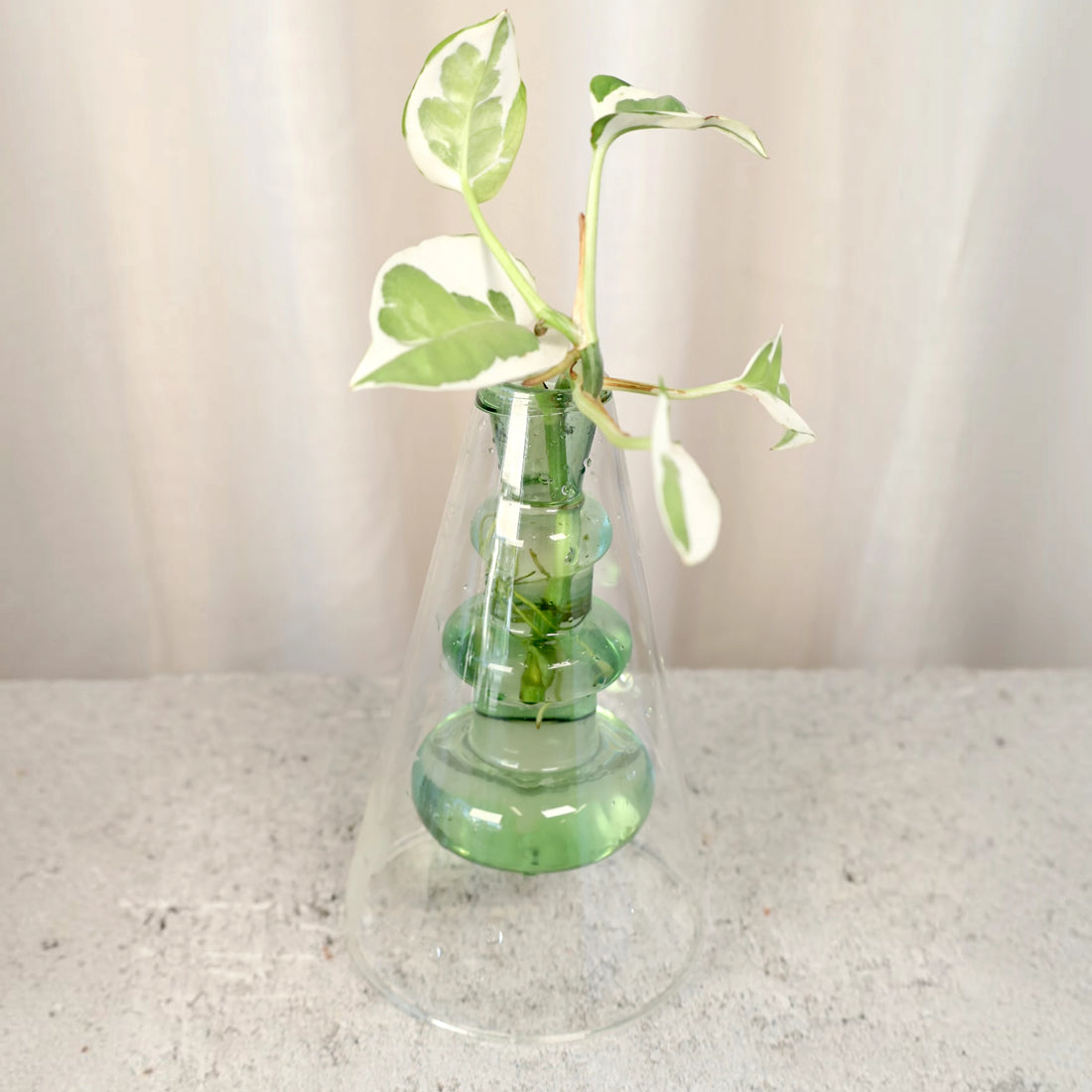 Coloured Vase Green - Float Jars