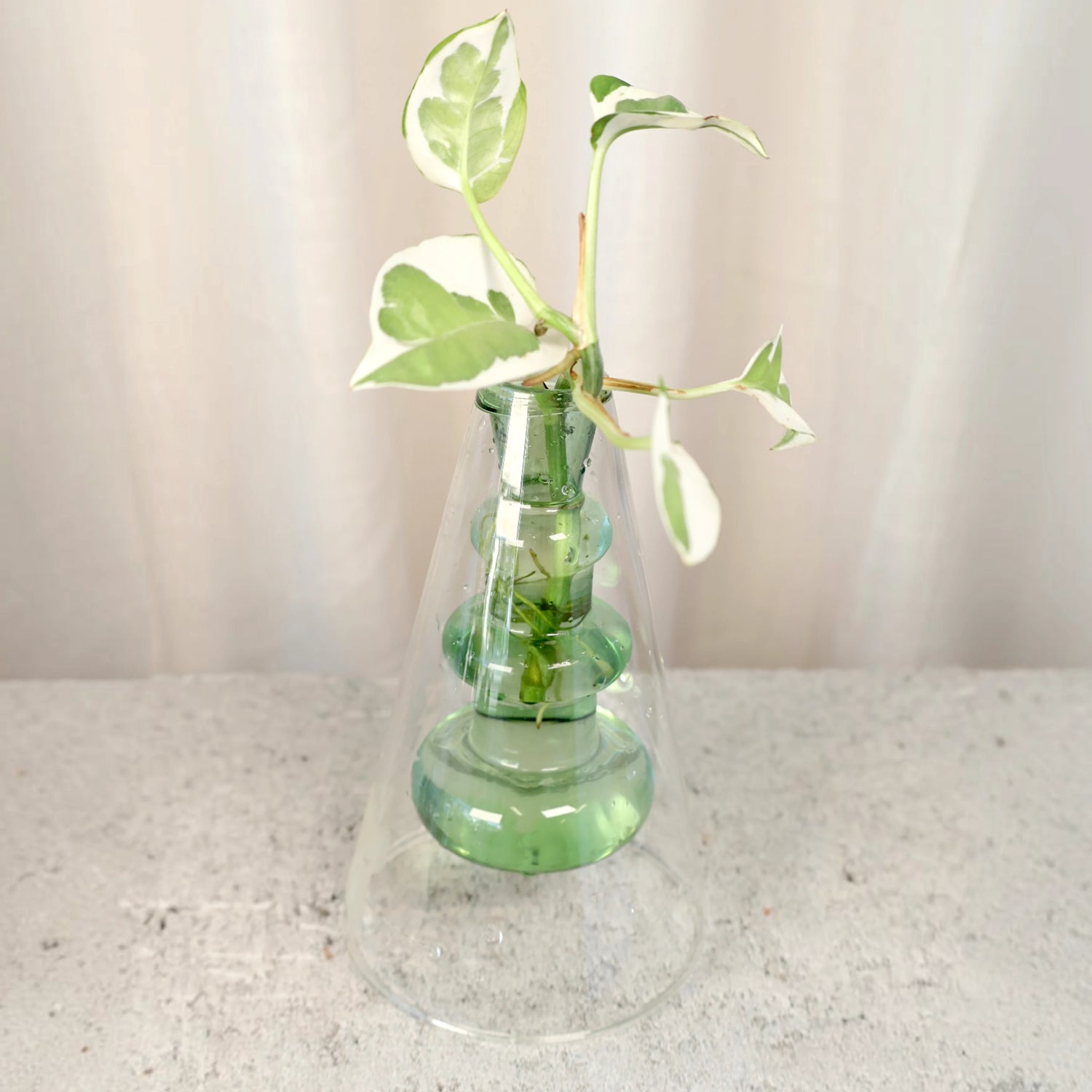 Coloured Vase Green - Float Jars