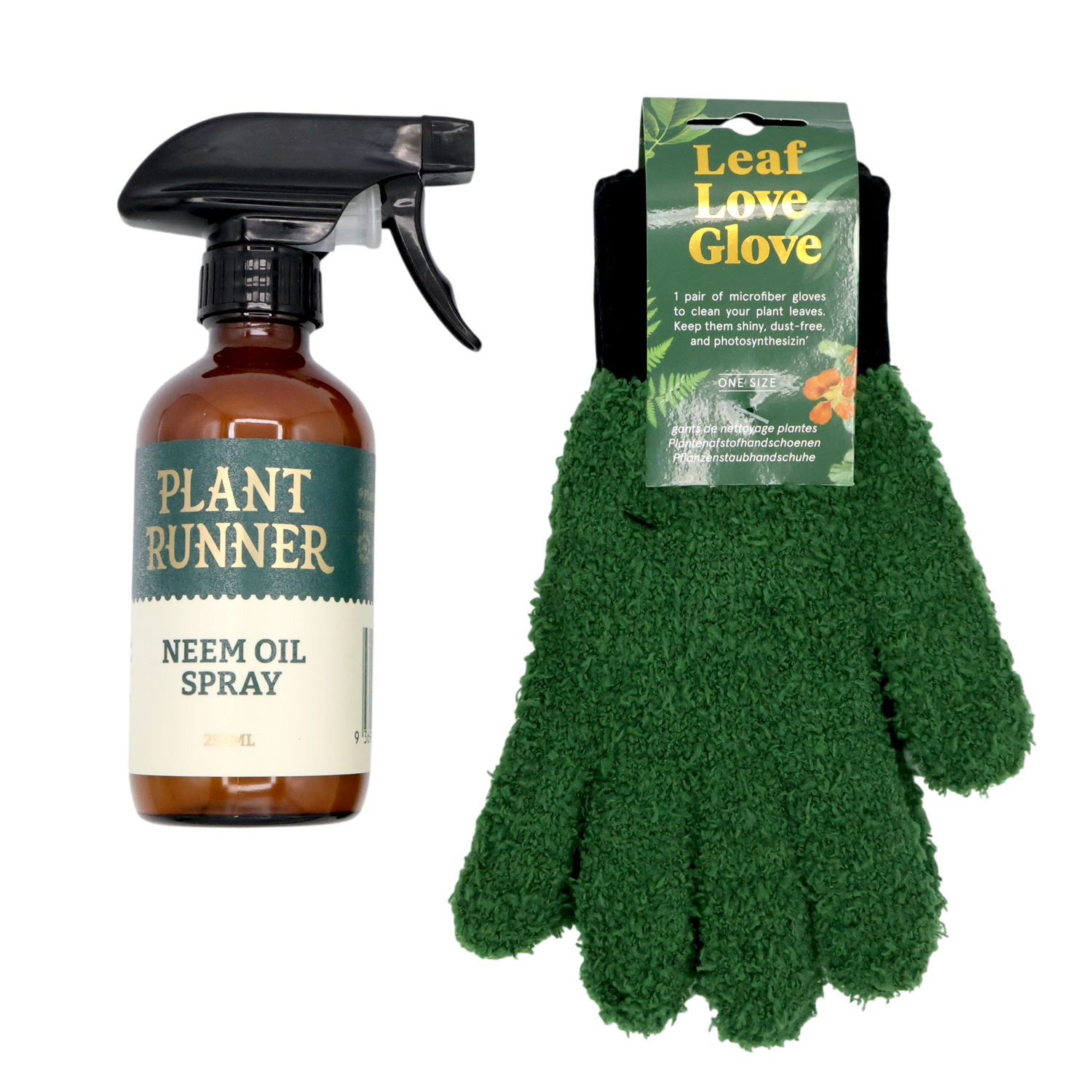 Neem oil &amp; Leaf Love gloves kit