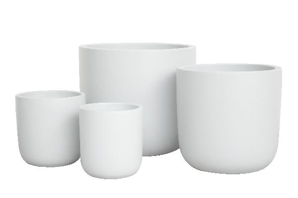 Mai Egg Pot White Large