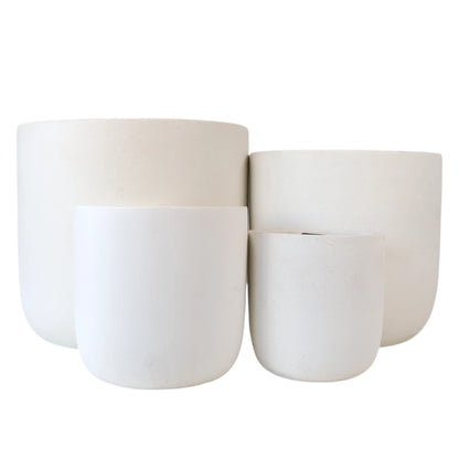 Mai Egg Pot White X Small