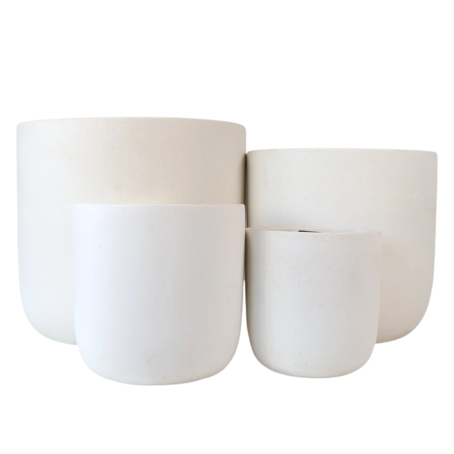 Mai Egg Pot White Large