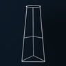 Metal Display Plant Stand White