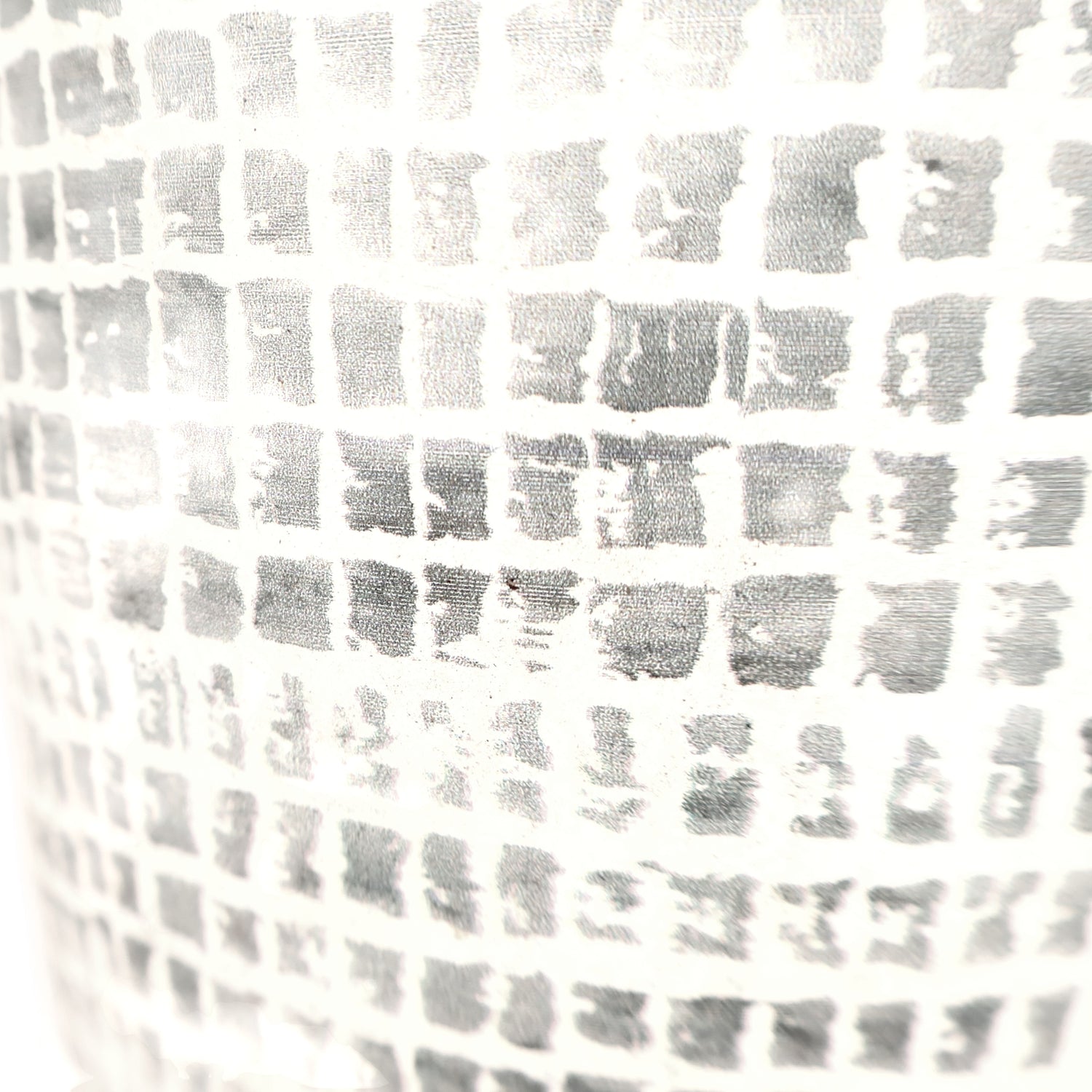 Pattern Pot 140mm Grey