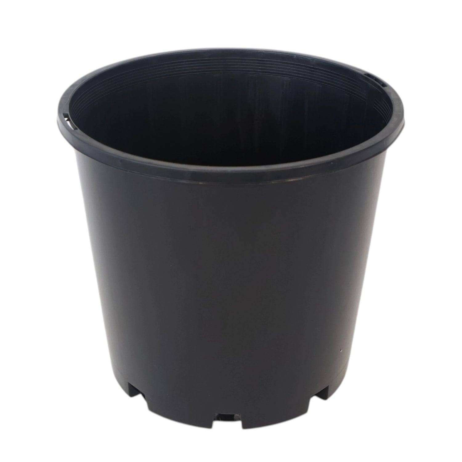 Black Plastic Pot 200mm