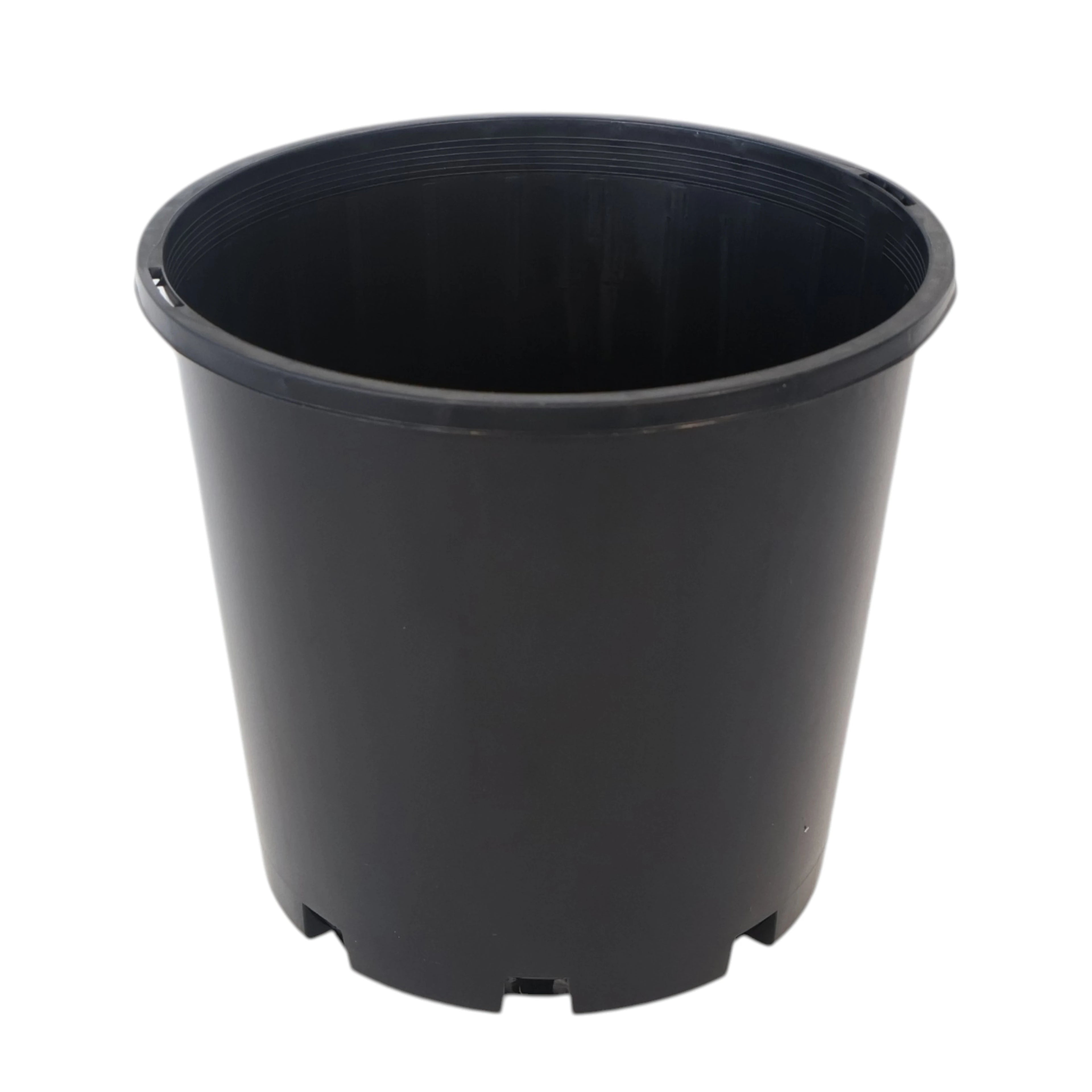 Black Plastic Pot 200mm