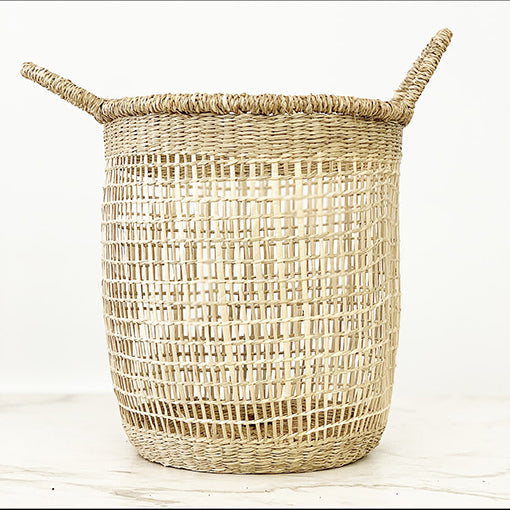 Seagrass Basket Open Weave - Small