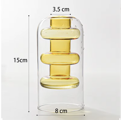 Coloured Vase Yellow - Float Jars